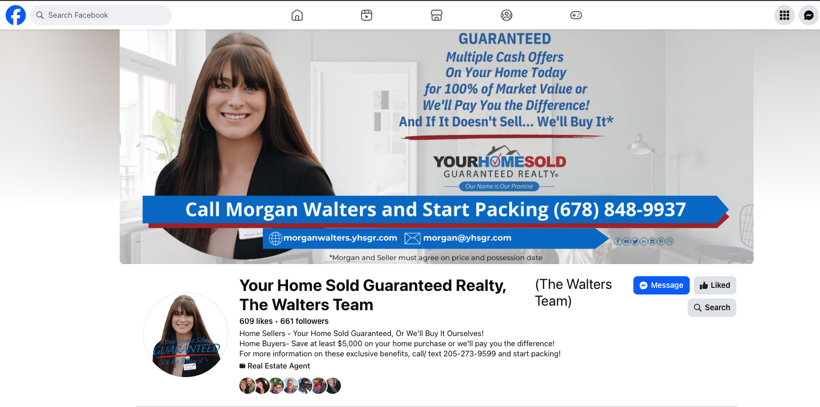 Morgan Walters – Facebook Presence