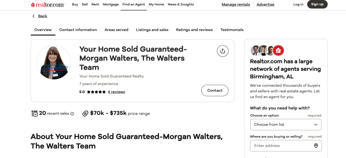 Morgan Walters – Realtor.com Authority Profile